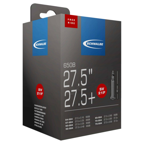 Schwalbe SV21F Tube 27.5" x 2.1" - 3" 40mm Presta Valve