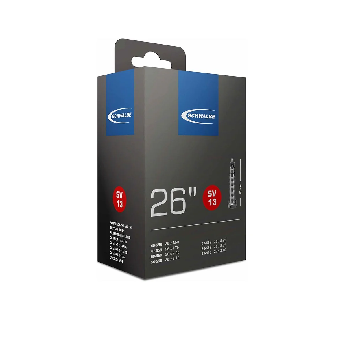 Schwalbe SV13 Tube 26 x 1.50-2.40, Presta 40mm