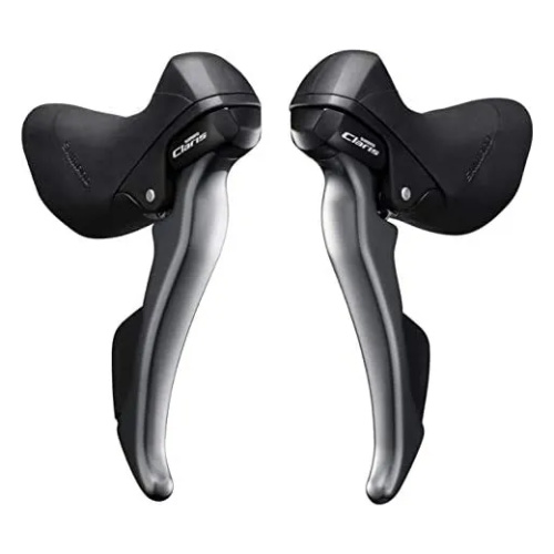 Shimano STI Shifters, ST-R2000, Claris, 8 Speed, with all cables