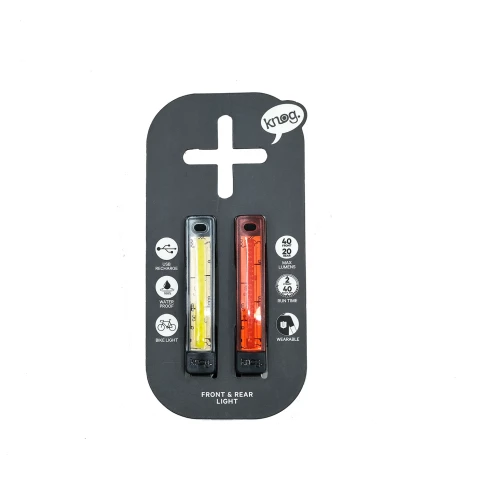 Knog Plus Front and Rear Light TwinPack