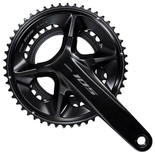Shimano FC-R7100 105 Road Crankset, Black